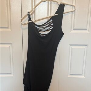 Windsor Black One Shoulder Dress